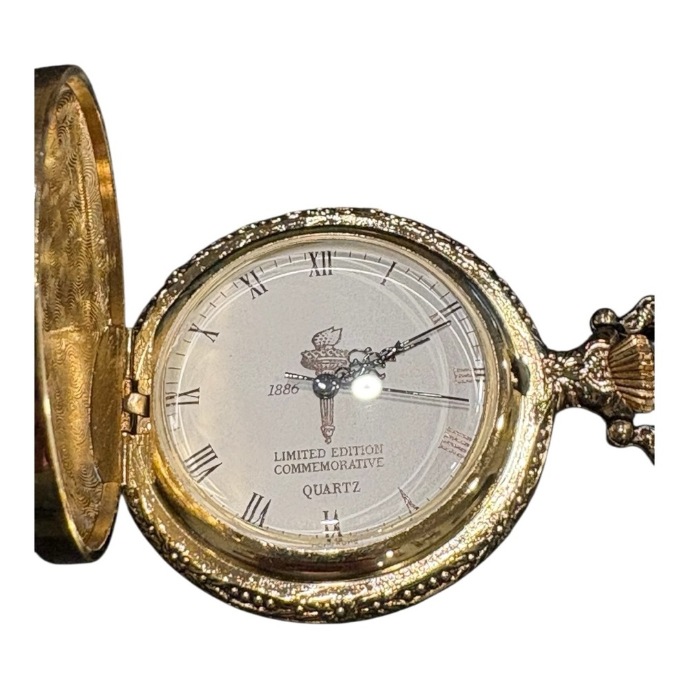 American National Mint Limited Ed. Commemorative Statue of Liberty Pkt Watch
JB4 - Picture 6 of 9
